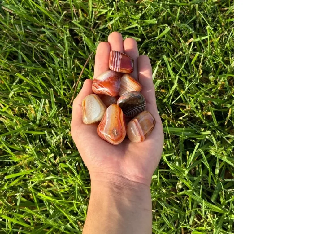 Carnelian tumbled stones.webp