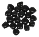 Black Obsidian tumbled stone each