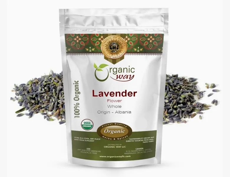 Lavender flower buds purple organic 1 oz