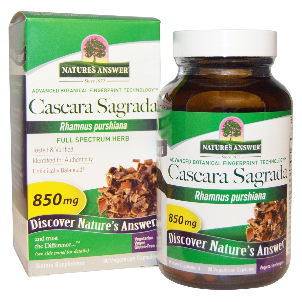 Cascara Sagrada Bark 90 vegetarian capsules*